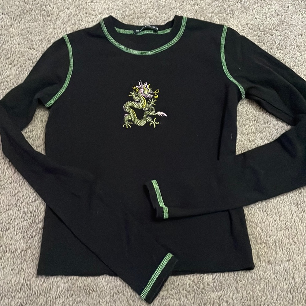 Brandy Melville embroidered shirt